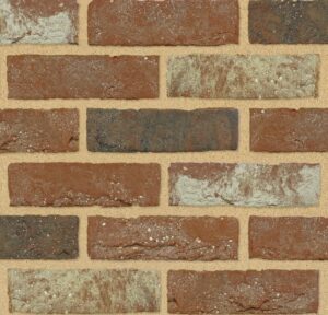 weathered red brown handmade brick