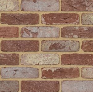 tumbled limed red bricks