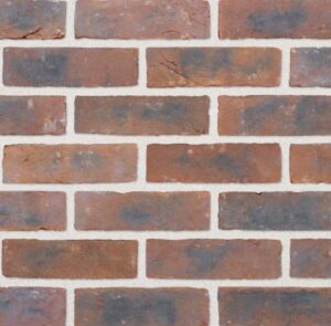 weathered red handmade brick